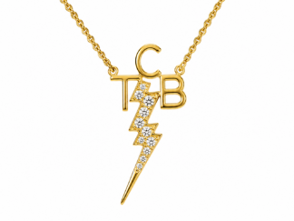 14k TCB Necklace with .25 Ct. Diamonds by Lowell Hays