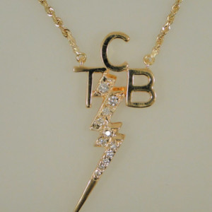 1006-14k TCB Necklace with .25 Ct. Diamonds by Lowell Hays