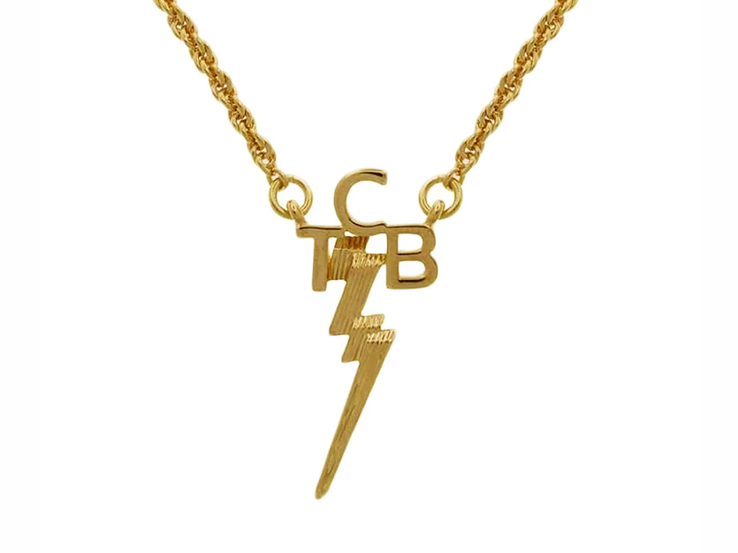 1009 Elvis 14k Yellow Gold Necklace by Lowell Hays