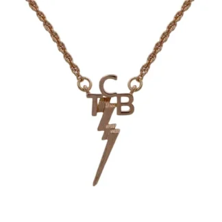 Elvis 14k Yellow Gold Necklace by Lowell Hays