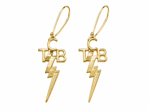 14k Gold TCB Earrings | Lisa Marie Size by Lowell Hays