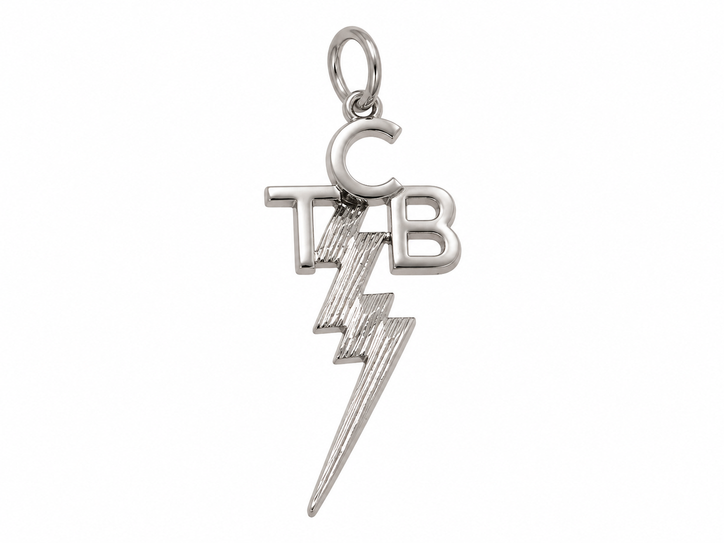 Sterling Silver TCB Charm by Lowell Hays