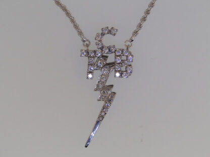 TCB Necklace Sterling Silver All CZ stones 1087