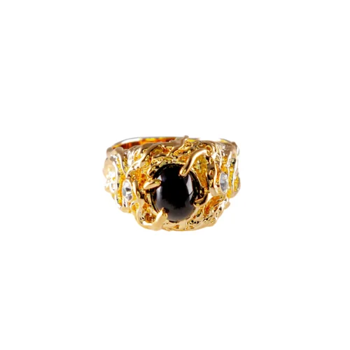 Black Star Sapphire Ring by Lowell Hays