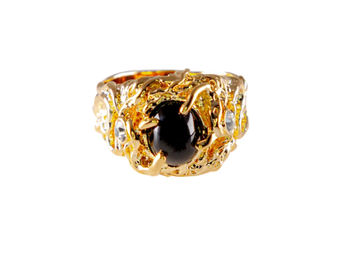 Black Star Sapphire Ring by Lowell Hays