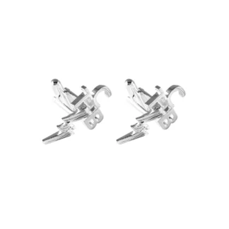 TCB Sterling Silver Plated Cuff Links by Lowell Hays