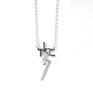 Sterling Silver Plated TLC Necklace by Lowell Hays
