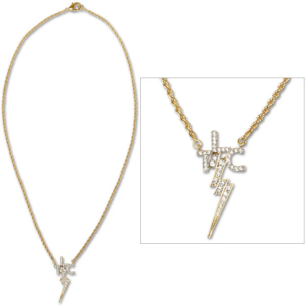 Elvis TLC Necklace with Swarovski Crystals by Lowell Hays