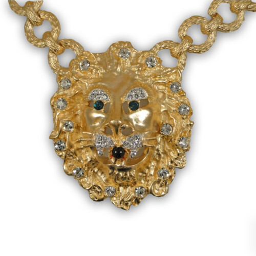 Lion Head Necklace by Lowell Hays (ELV016)