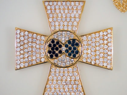 Maltese Cross Necklace - Gold Plated