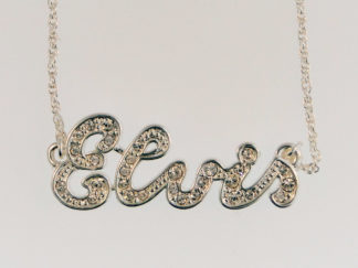 Silver Plated Signature Necklace set with Swarovski Crystals.