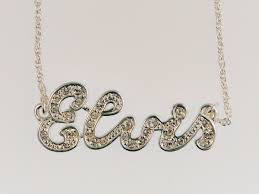 Elvis Signature Necklace – Silver Plated | Elvis Jeweler | SKU ELV095S