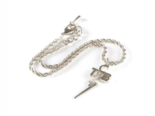 Silver plated TCB Anklet by Lowell Hays